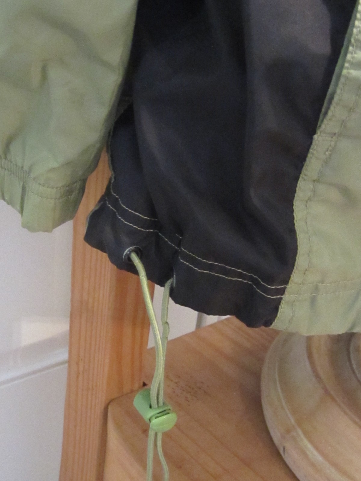 Large Nike Green Pullover Half Zip Windbreaker - image 4