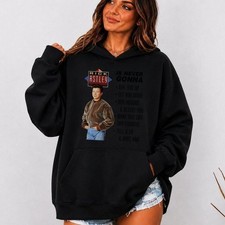 Never Gonna Give You Up Hoodie, Rick Astley Lyric, 80s Rickroll Meme