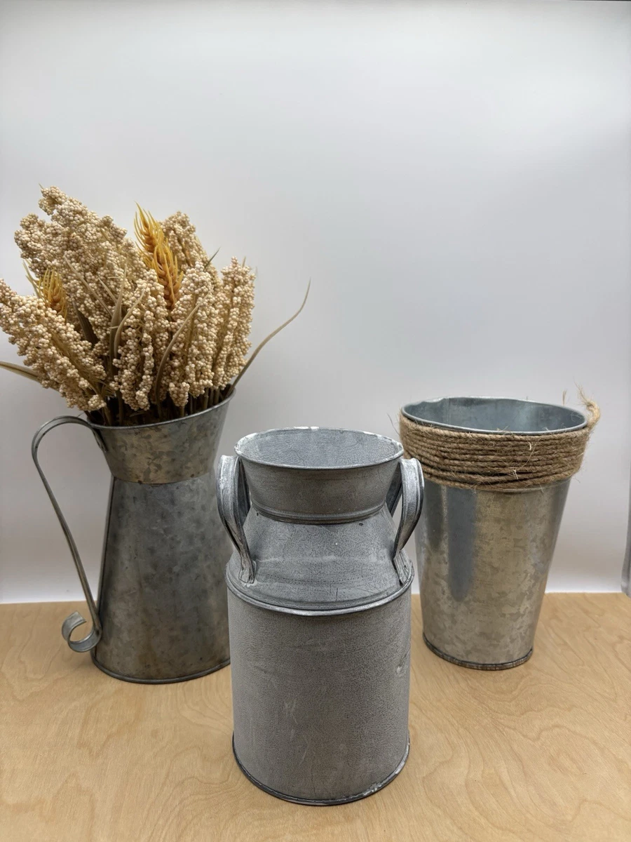 灰色金属花瓶| eBay
