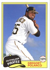 2018 Topps Archives #296 Gregory Polanco - BB