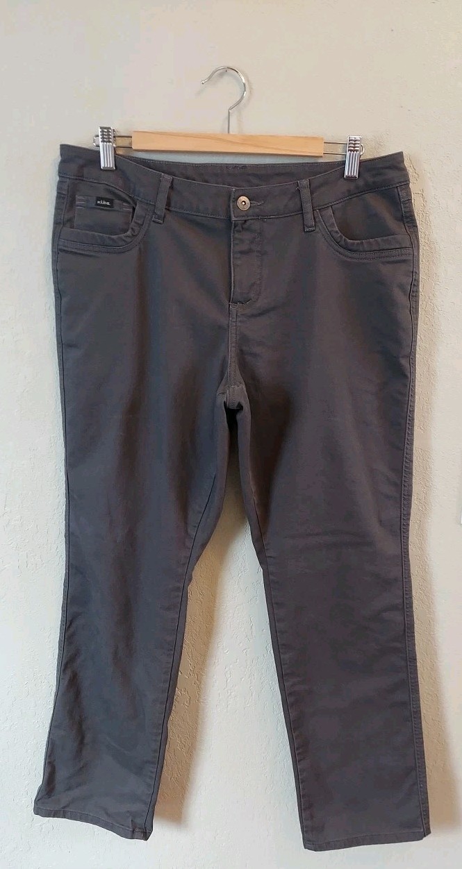 Kuhl Womens Size 16 Grey Hiking Camping Pants for Outdoor Adventures