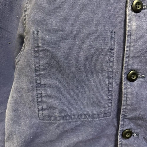 Imogene + Willie Jack Jacket French Blue Cotton Canvas Chore Coat Men’s XS USA image 8