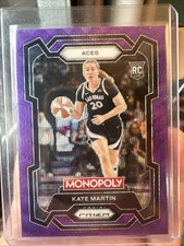 2024 Panini Prizm Monopoly WNBA - Kate Martin #40 Purple Wave Prizm (RC)