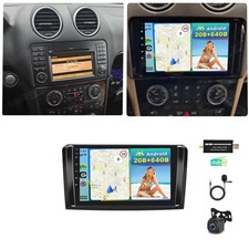 DAB+ F&uuml;r Mercedes Benz ML/GL Klasse W164 X164 Autoradio Carplay Android 15.0 KAM