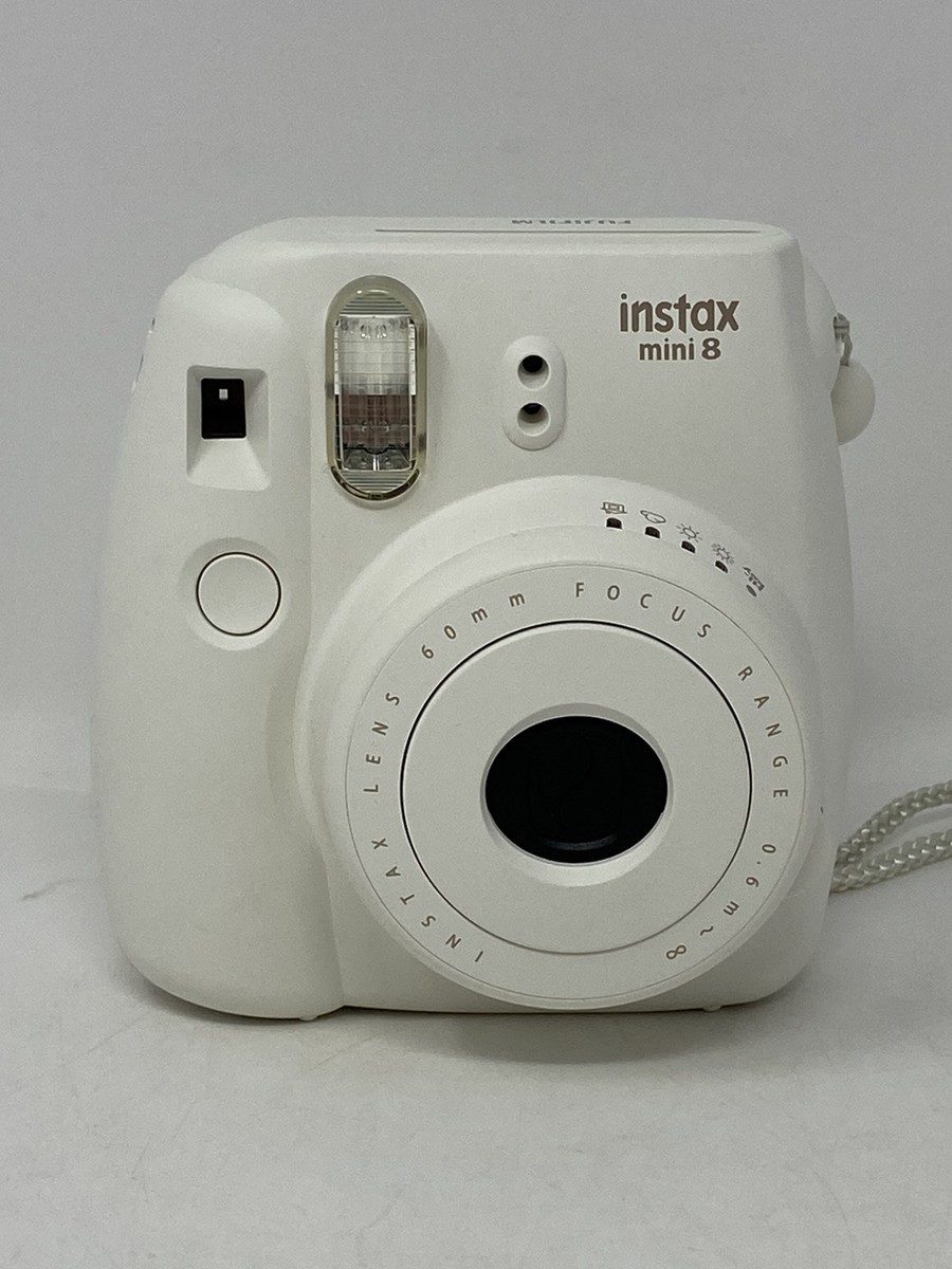 フィルムカメラ FUJI FILM INSTAX MINI 8+ WHITE Fujifilm Instax Mini 8 Instant Film Camera White w/ Box & Manual