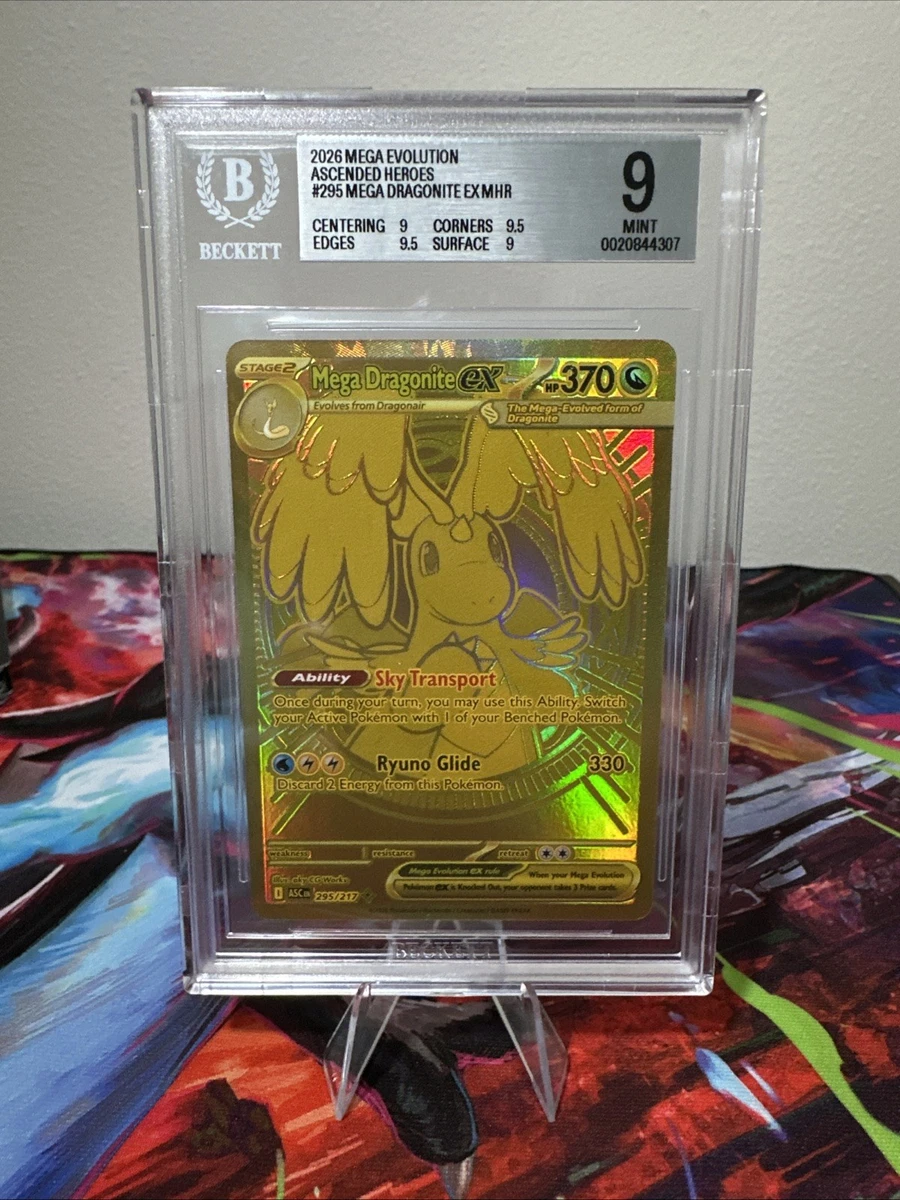 Pokémon TCG Beckett Grading Services (BGS) Rare Grade 9 Individual