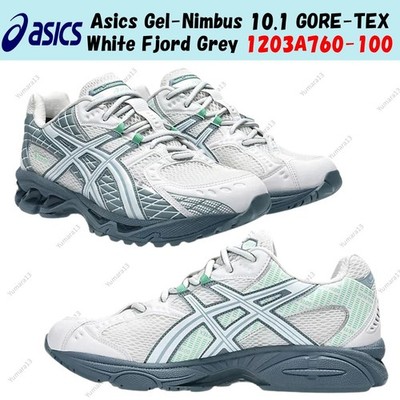 Asics Gel-Nimbus 10.1 GORE-TEX White Fjord Grey 1203A760-100 Herren Gr.