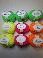 9 x 100gr Knäuel Strickgarn Online Linie 55 Montego, 60% Schurwolle 40% Acryl