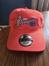 NEW ERA 9TWENTY 2026 NEW YORK NICKS CHAMPIONS SOMBRERO NARANJA AJUSTE DESLIZABLE NUEVO