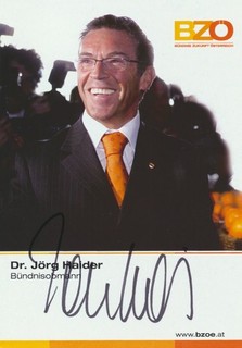 Jörg Haider (1950 2008) Landeshauptmann von Kärnten 1981 1991 und 1999 2008
