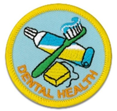 #ad Girl Boy Cub DENTAL HEALTH tooth Fun Patches Badge SCOUTS GUIDE dentist visit $1.00