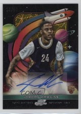 2023-24 Cosmic Chrome Gold Interstellar Refractor 25/50 Jordan Hawkins Auto 0d0q