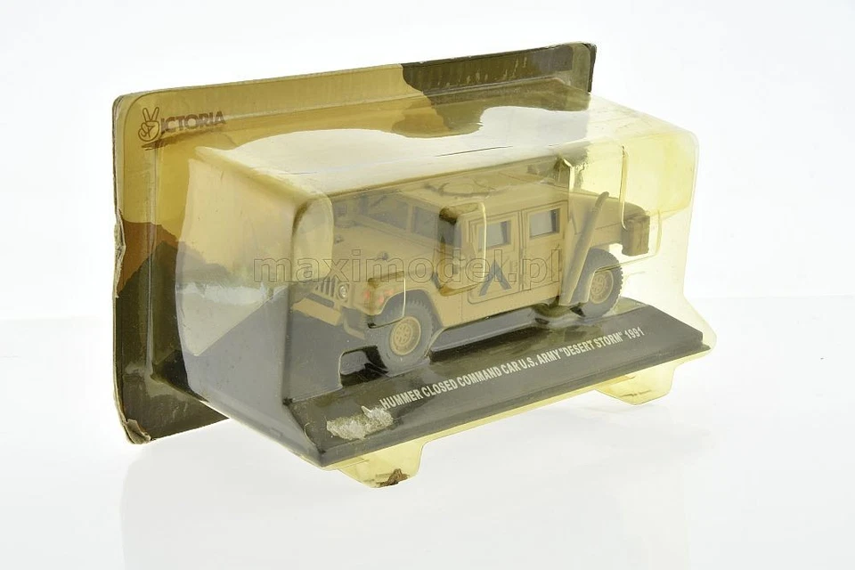 HUMMER Closed Command CAR U.S. ARMY Desert Storm 1991 1/43 De Agostini - Image 3 of 4