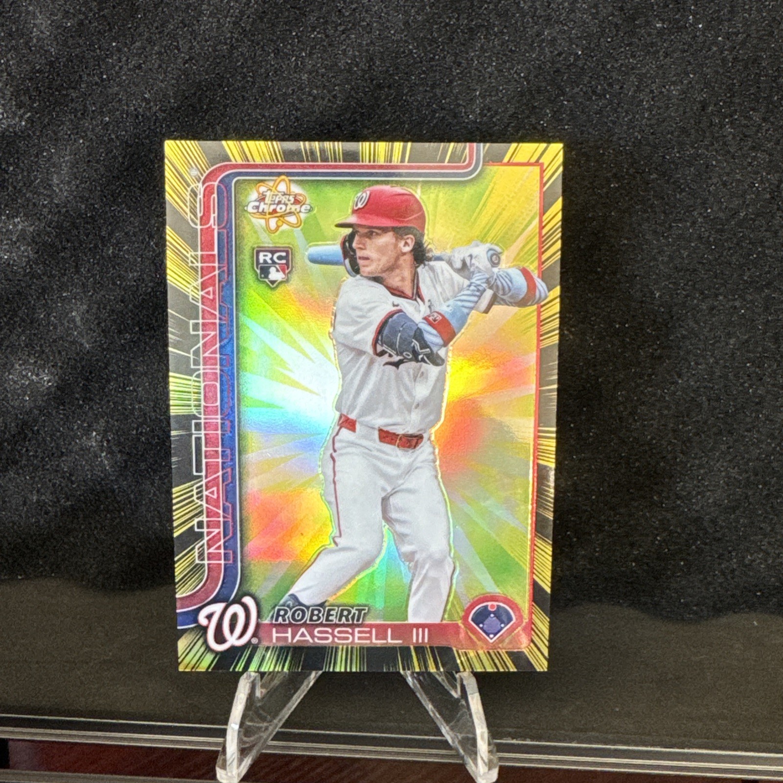 2025 Topps Chrome Update ROBERT HASSELL III #RR-35 Radiating Rookies RC