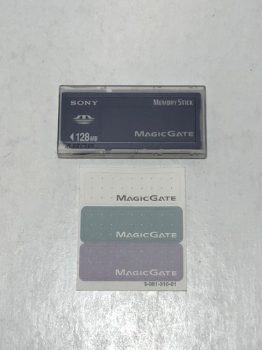 Sony Memory Stick MagicGate MSG-128A Da 128MB – Originale Giapponese (usato Ma Testato)