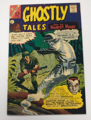 Ghostly Tales #57 Mid to Upper Grade Charlton Silver Age Horror 1966 Dr. Graves