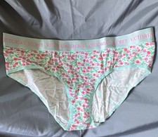 Victoria's Secret Hipster Panties XL Multicolor Cherry Print Cotton Logo