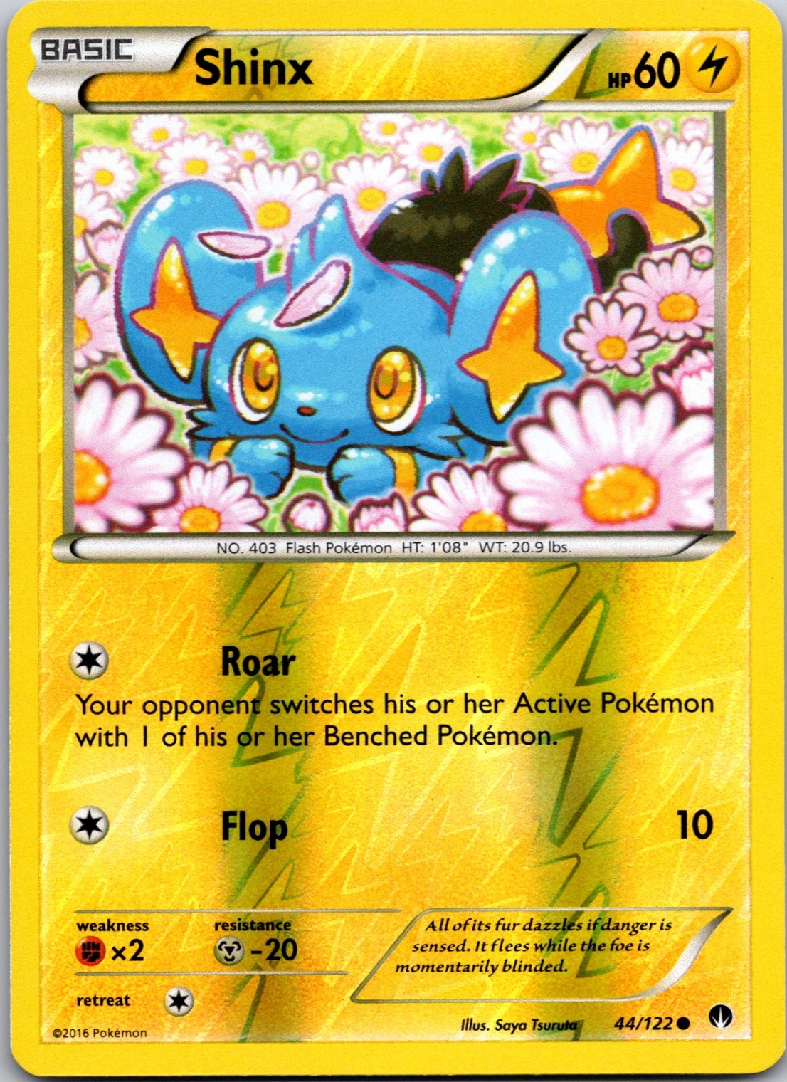 Shinx Reverse Holo Common XY - BREAKpoint 44/122 LP