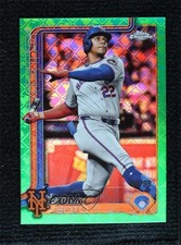 2025 Topps Chrome Logofractor Edition Green Refractor 66/99 Juan Soto #200 0hk8
