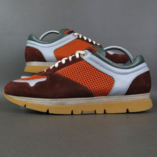 Salvatore Ferragamo Shoes - 2015 Colorblock Visone Sneaker - Sz 9EE Wide Mens