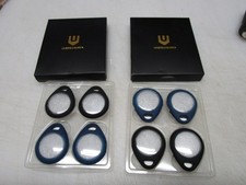 8 PACK UNBREAKcable NU Series Protective Case for Air Tags AIRTAG 4 Blue 4 Black