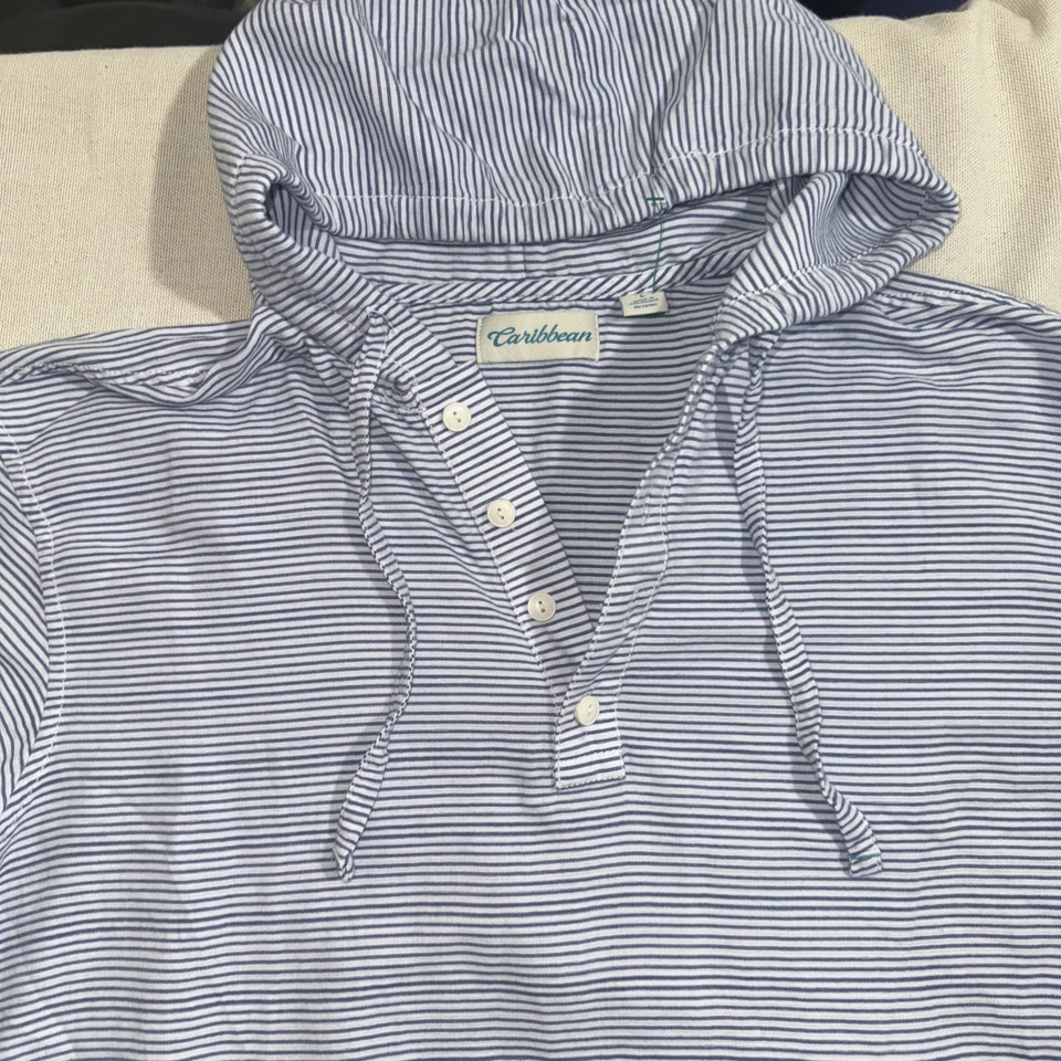 CAMISA JERSEY CARIBEAN MANGA LARGA CON CAPUCHA TALLA L Hombre Foto 2 de 4