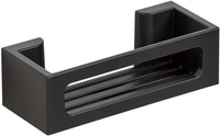 Wenko Bralia Turbo-Loc® Wandablage, Schwarz