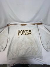 University Of Wyoming Pokes Sweatshirt Made In USA XL