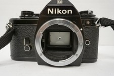 Nikon EM 35mm SLR Film Camera Body Only METER WORKS New Foam Mirror Bumper READ
