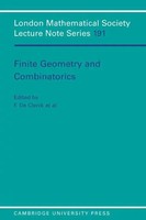 F. De Clerck (U. A.) | Finite Geometry And Combinatorics | Taschenbuch (2005)