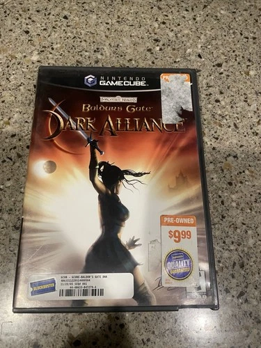 Baldur's Gate: Dark Alliance (Nintendo GameCube, 2002) No Manual