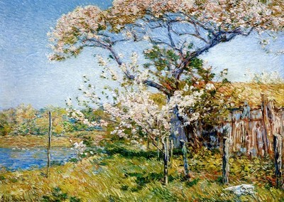 Impressionistisches Landschaftswandbild Ruhige Naturszene Landschaft