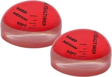 Egg Timer for Boiling Eggs (2 Pcs) - Color Changing Indicator for Hard or Soft B