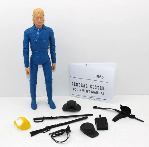 Marx Johnny West Series #1866 General Custer Action Figure w Accessories FAF 108