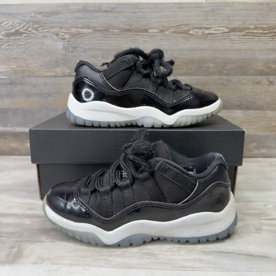 #ad Nike Boys Air Jordan 11 FV5116 004 Black Basketball Shoes Sneakers Size 11C $22.49