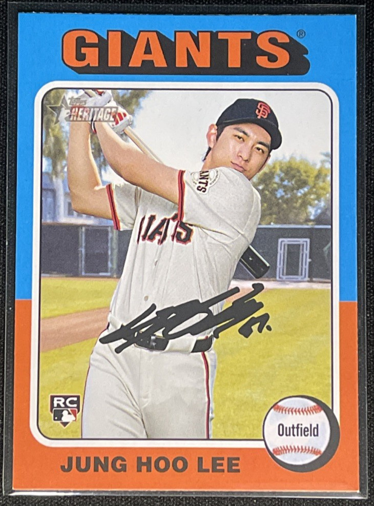 2024 Topps Heritage High Number Jung Hoo Lee Rookie RC Card #545 NM