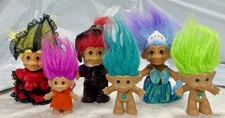 Vinatge Russ Troll Doll Lot of 6 Loose See Pictures