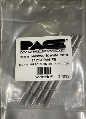 Pace 1121-0944-P5 Precision Tip, For SX-90 / SX-100, 0.060'' x 0.110'', 5/Pkg