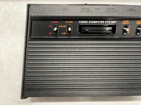 RARE 1982 ATARI 2600 VCS Black Vader Console System *Long BOX* Matching Package