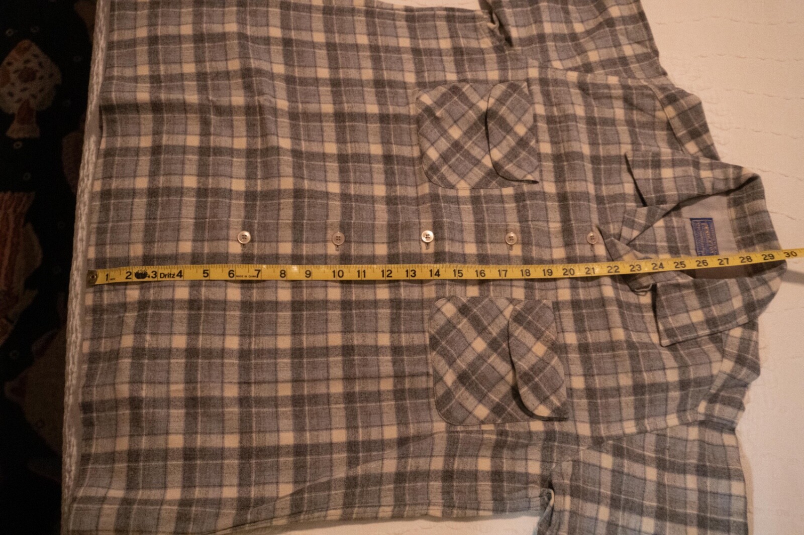 Vintage wool Pendleton; various checked shades of… - image 2
