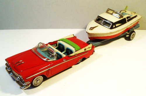 PARTS RESTORE TIN FRICTION 58 DODGE CAR & BOAT TRAILER VACATIONLAND SSS JAPAN - Picture 4 of 24