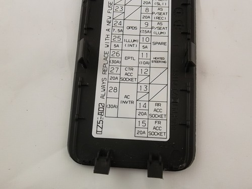 Cowl Fuse Cover 83112-TZ5 Acura MDX 2014-2020 - Picture 3 of 6
