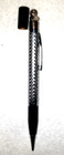 "Haas Pattern Works*Galion, Ohio" Designed Chrome & Black LIGHTER/WORKING PENCIL — photo 1