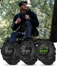 Garmin Instinct 3 Tactical Solar / AMOLED 45-50 mm PS Rugged Outdoor Smartwatch