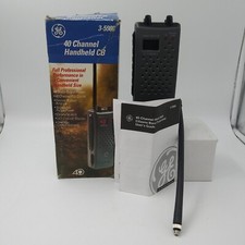 GE 40 Channel Hand Held Radio CB Citizen Band Transceiver Model 3-5980 4 Watts