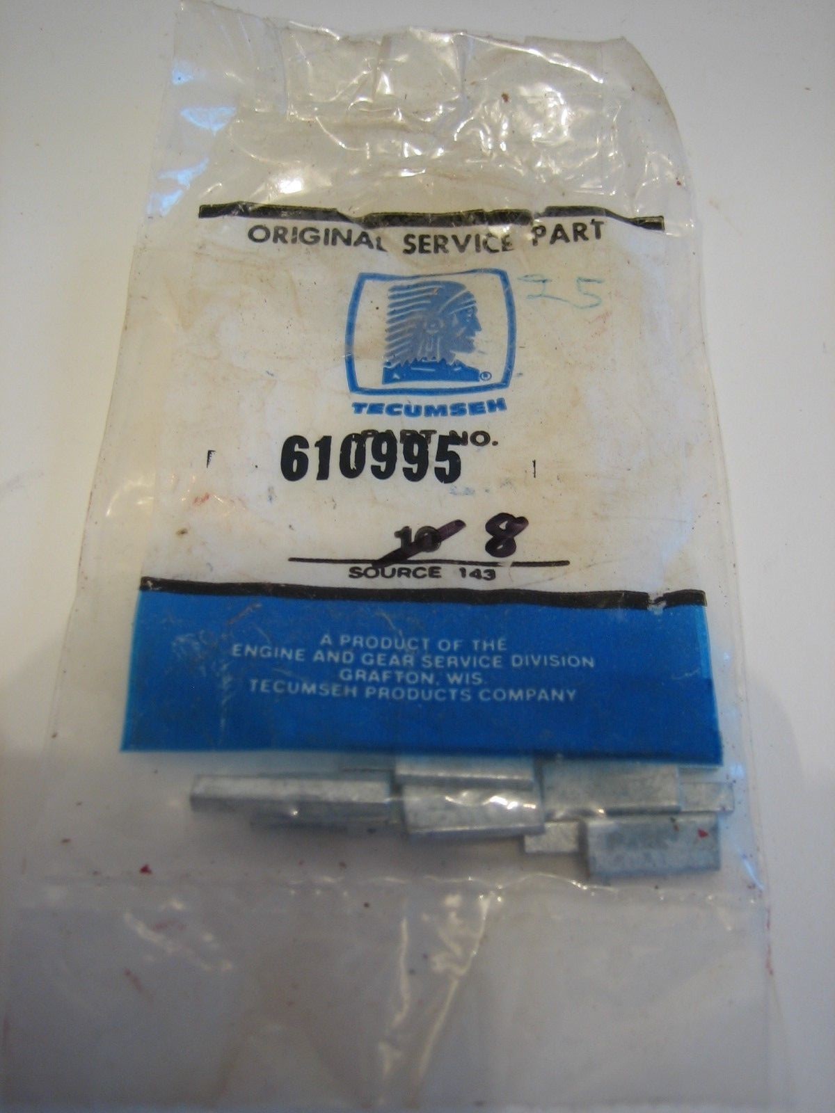 New Pack Of 8 OEM Tecumseh Flywheel Keys 610995 eBay