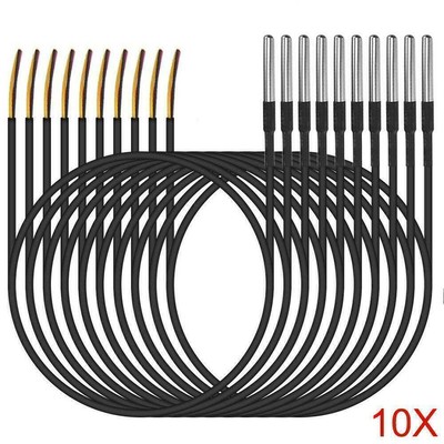 10X DS18B20 Temperaturfühler Thermosensor Temperatur-sensor Wasserdicht Kabel DE