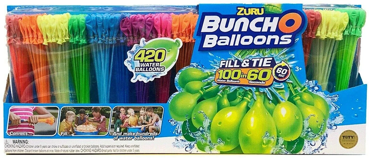 Zuru Bunch O Balloons Self Sealing Water Balloons 420 Count (12 Sets of 35)