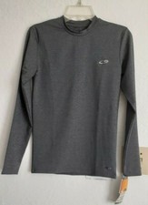 Champion DUO/ DRY boys long sleeves Jersey Tee Sz.small Gray Wicks moisture.