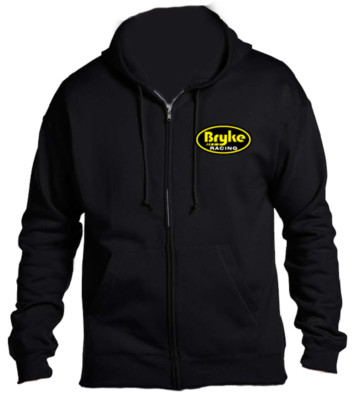 Bryke Racing Zip Up Jacket with Hood S-XXXL